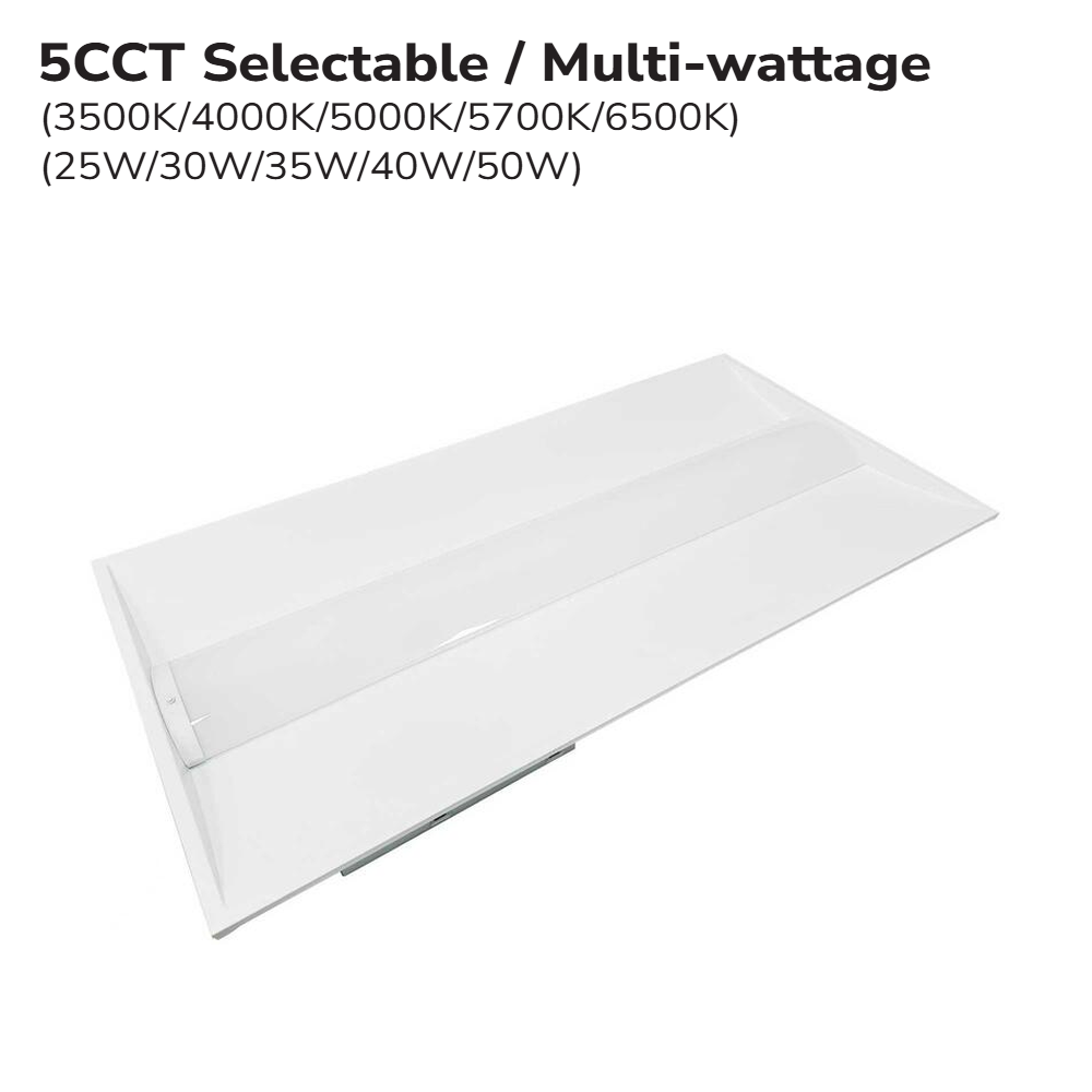 TROFFER LED 120-347V 5CCT MULTI-WATT