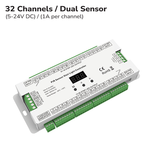32-CHANNEL LED STAIR CONTROLLER WITH MOTION SENSORS