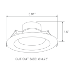 ENCASTRÉ LED COMMERCIAL ROND