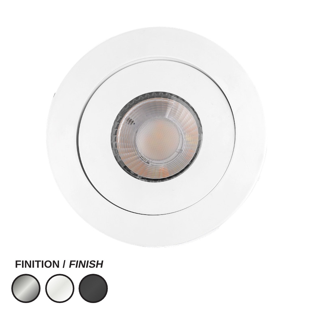 LED RECESSED DLS 4" ROUND 9W