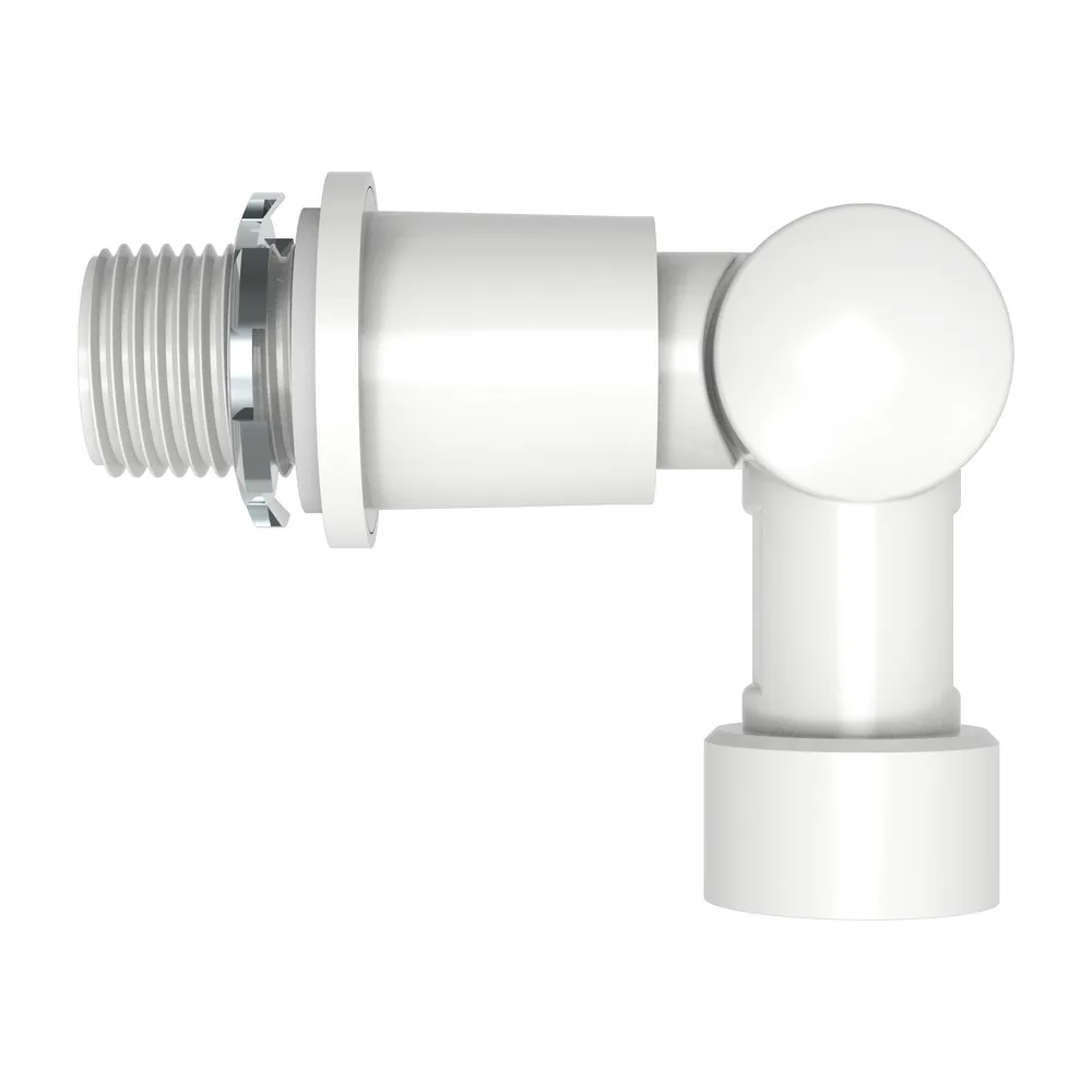 BASE PIVOTANTE EN L POUR DÉTECTEUR BLUETOOTH - BLANC