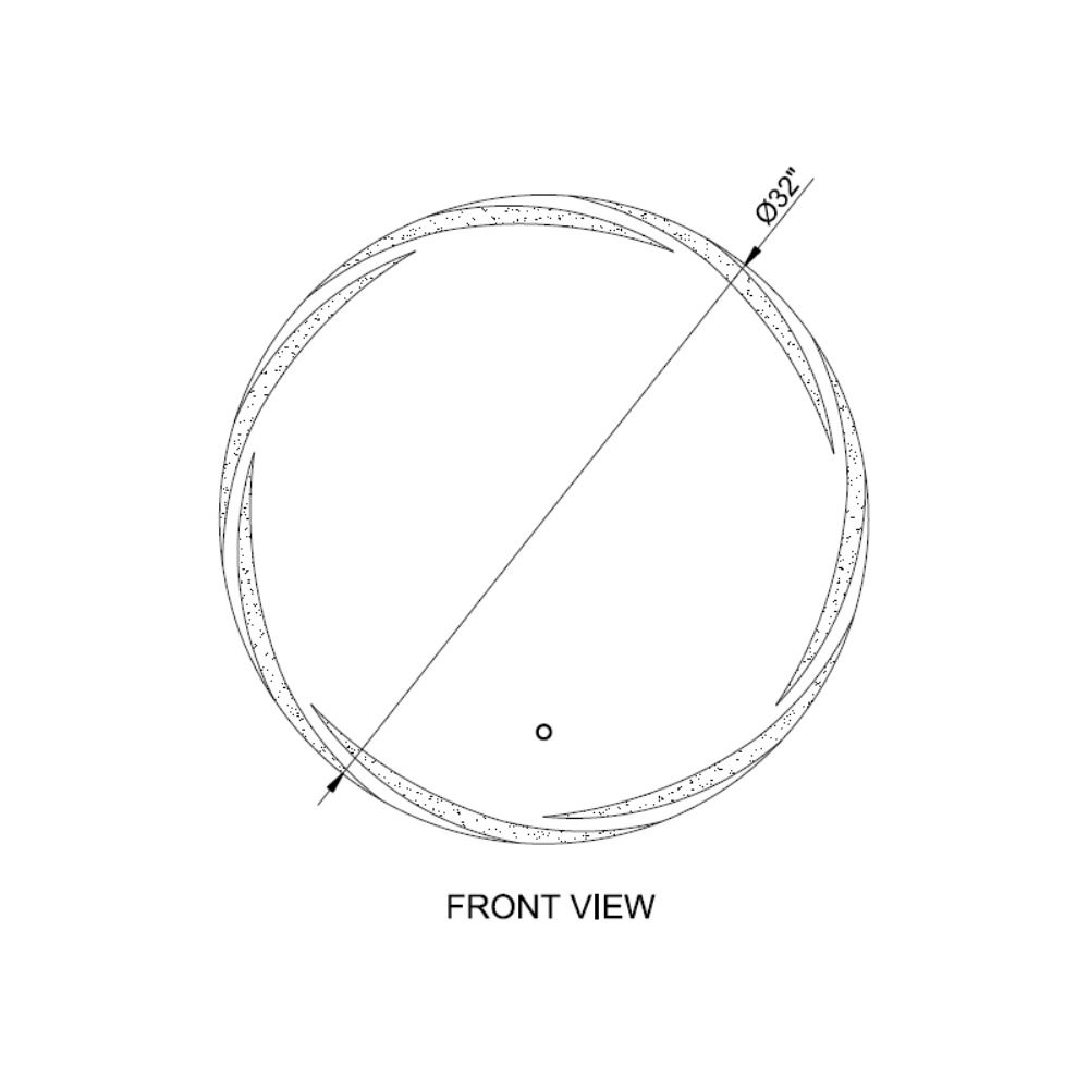 MIROIR LED LOOP