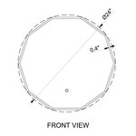MIROIR LED DÉCAGONAL