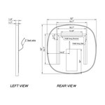MIROIR LED ÉPURE