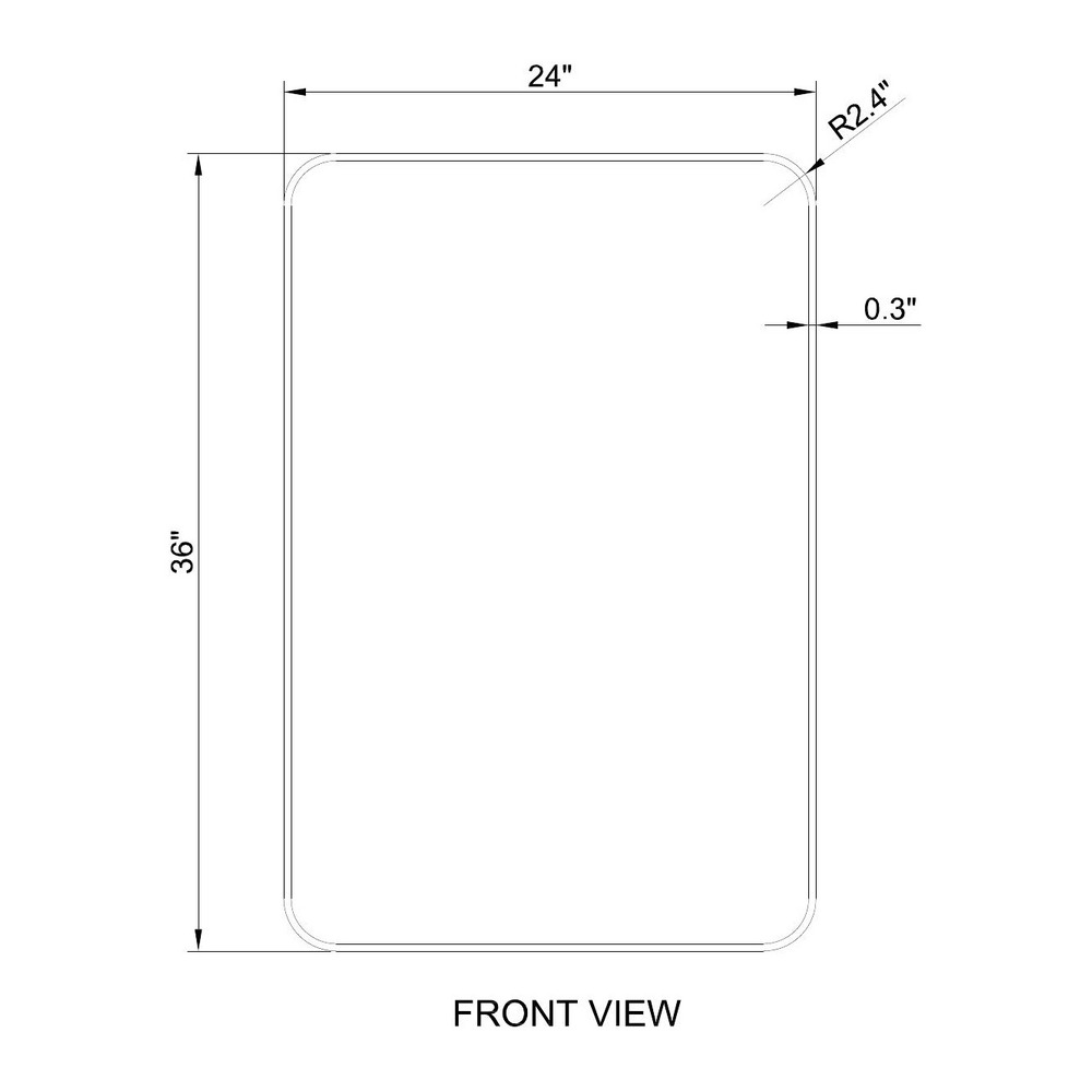 MIROIR LED LUNA NERA