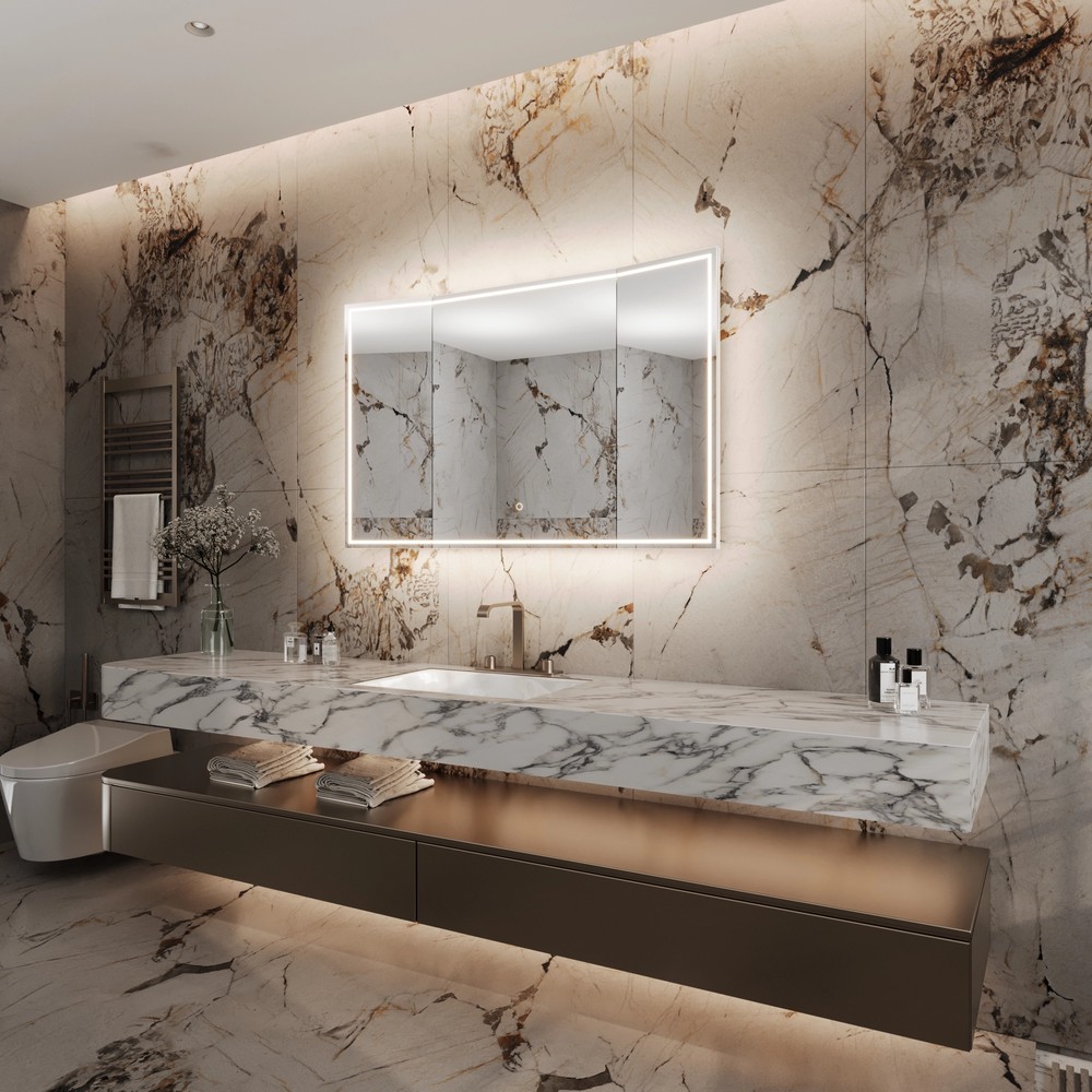 MIROIR LED TRIFOLD