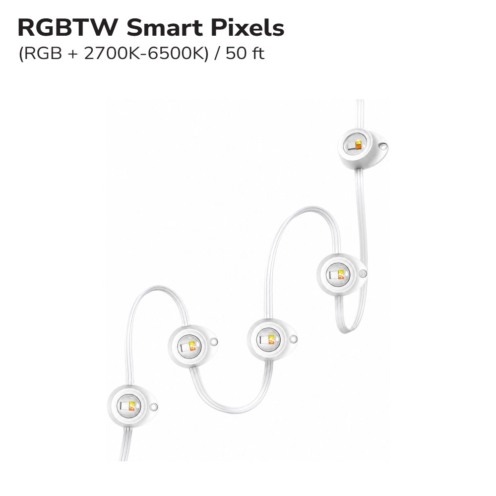 SMART PERMANENT OUTDOOR STRING LIGHT RGBTW
