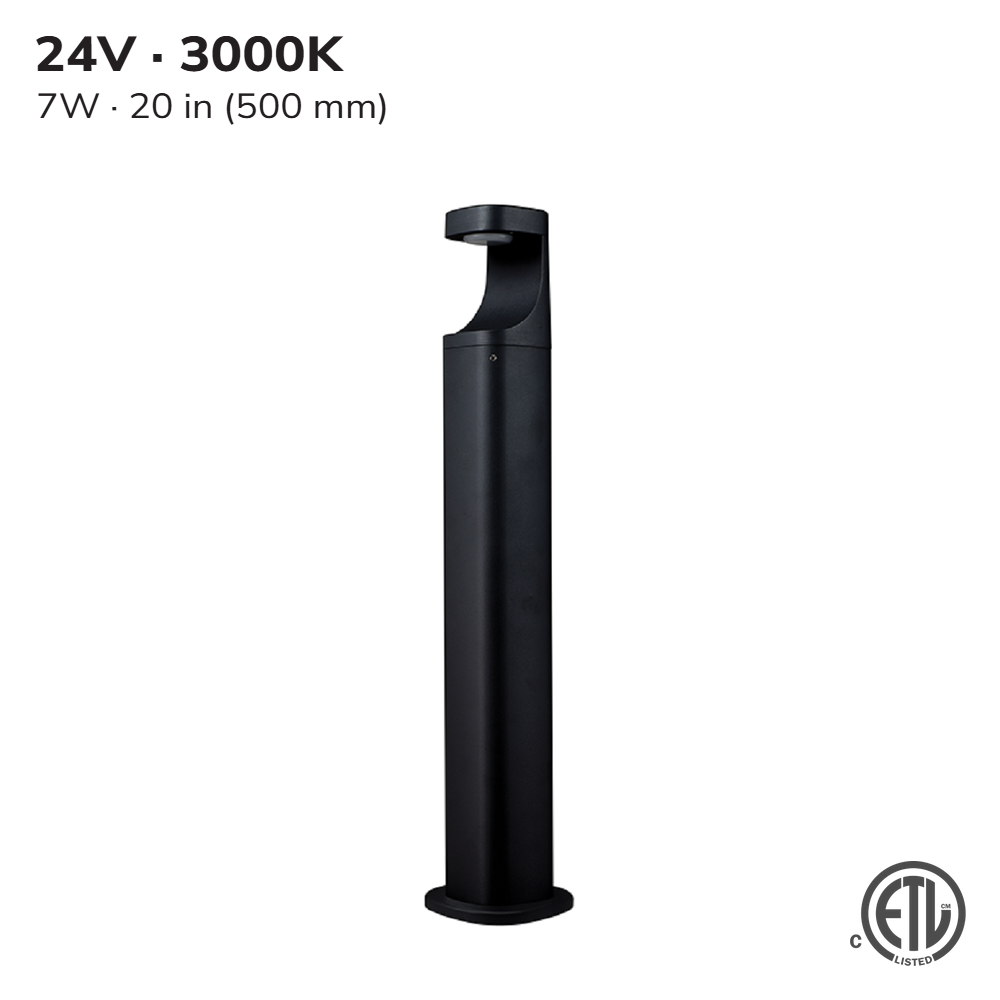 BOLLARD LED PAYSAGER 24V 7W 3000K 20 PO