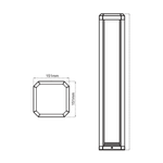 BOLLARD LED PAYSAGER 24V 12W 3000K 32 PO