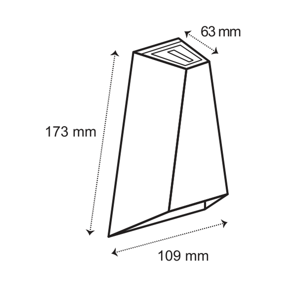 LED WALL SCONCE 8W 3000K UP/DOWN
