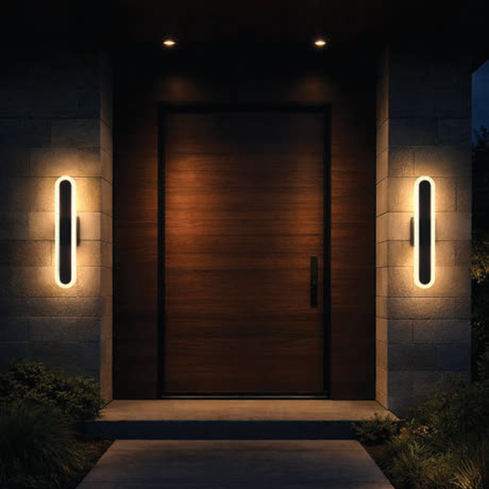 LED OVAL LINEAR WALL SCONCE 20 IN 12W 3CCT