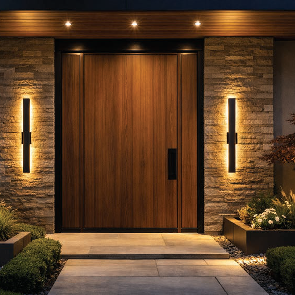 LED BACKLIT LINEAR WALL SCONCE 24 IN 18W 3CCT