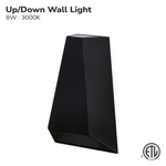 LED WALL SCONCE 8W 3000K UP/DOWN