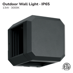 OUTDOOR LED WALL LIGHT 13W 3000K IP65
