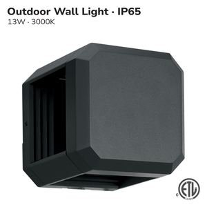 OUTDOOR LED WALL LIGHT 13W 3000K IP65