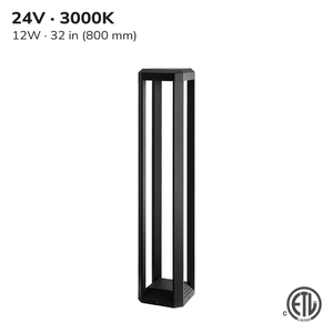 BOLLARD LED PAYSAGER 24V 12W 3000K 32 PO
