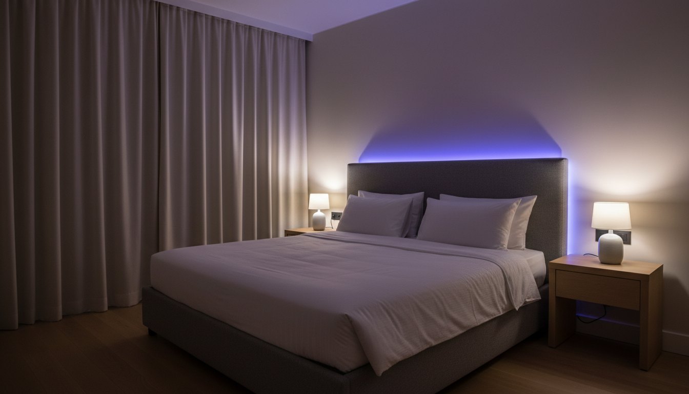 Chambre — Chambre RGB-W 2 (Tête de lit) — éclairage LED 3000K