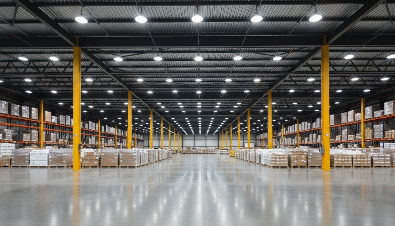 Warehouse — LED lighting 3000K