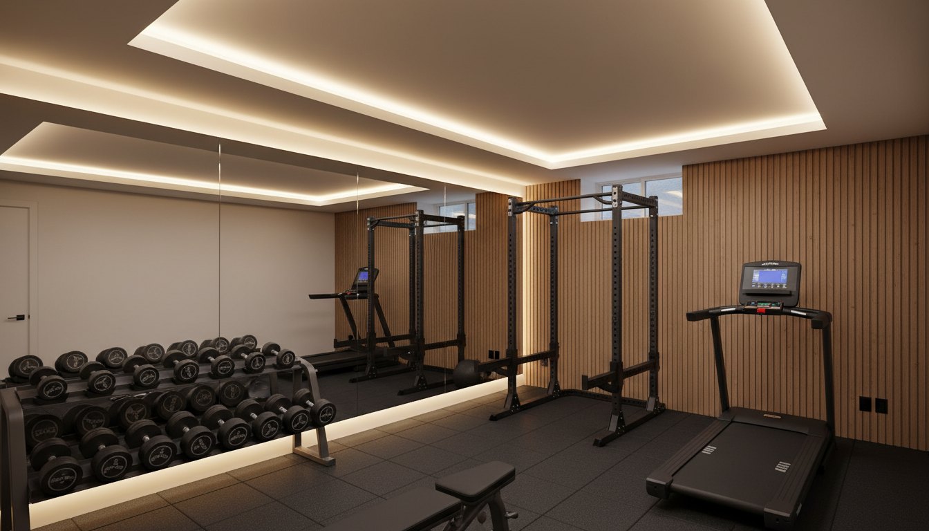Gym maison — éclairage LED 3000K