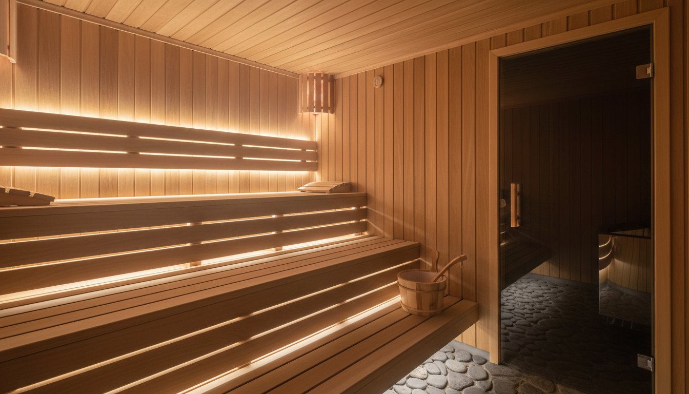 Sauna — éclairage LED 3000K